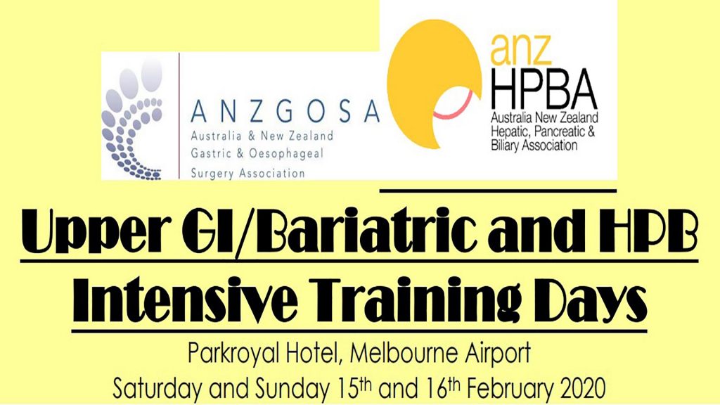 Upper GI/Bariatric and HPB Intensive Training Day – February 2020