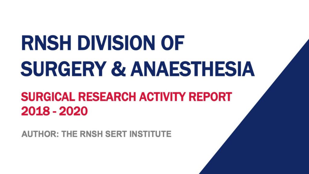 The Surgical Research Activity Report 2018-2020