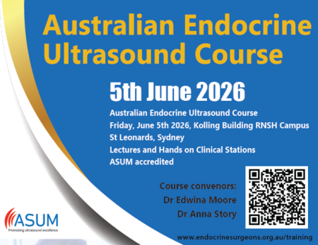 Australian Endocrine Ultrasound Course – 5 June 2026